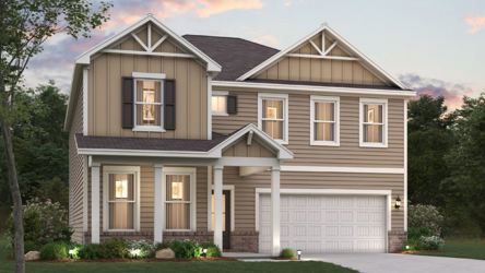 A house with a garage.