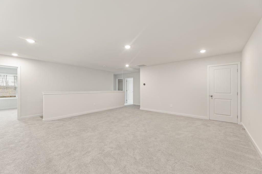 A room with white doors.