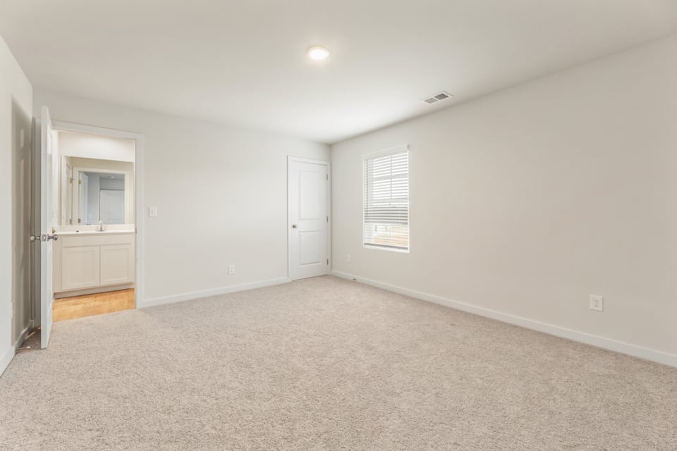 A room with white walls.