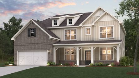 A house with a lawn in front.