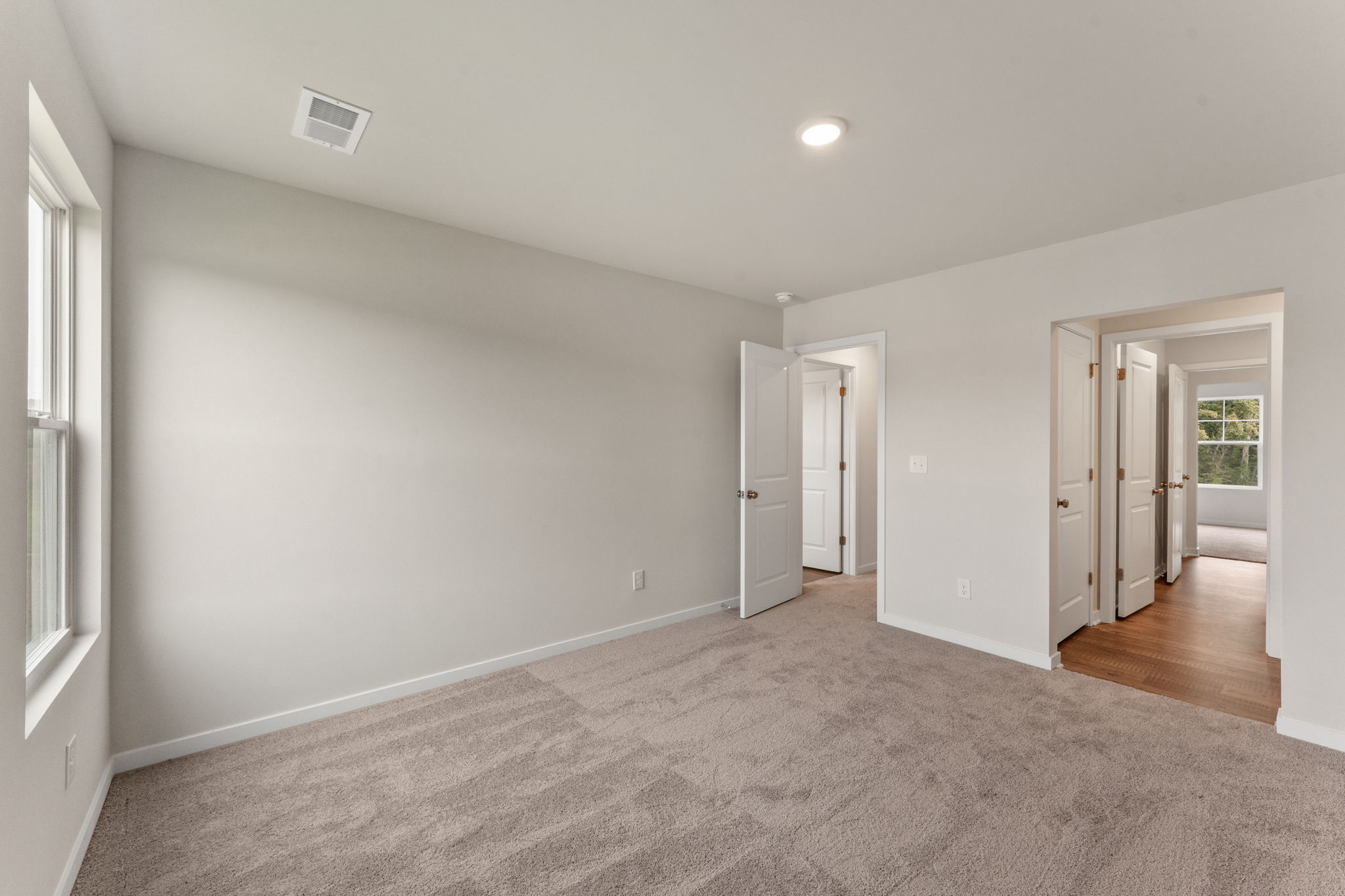 A room with white walls.