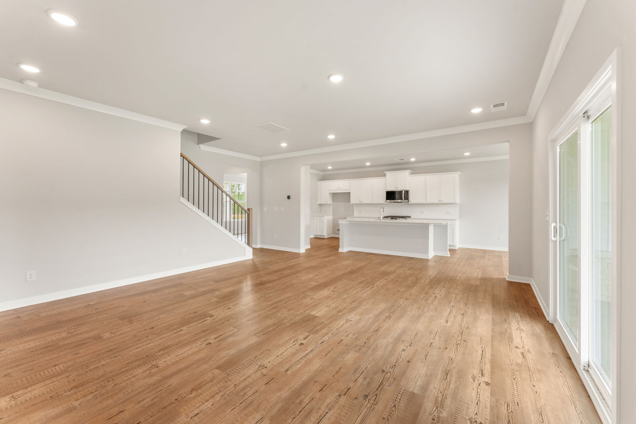 A large empty room.