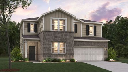 A house with a large front yard.