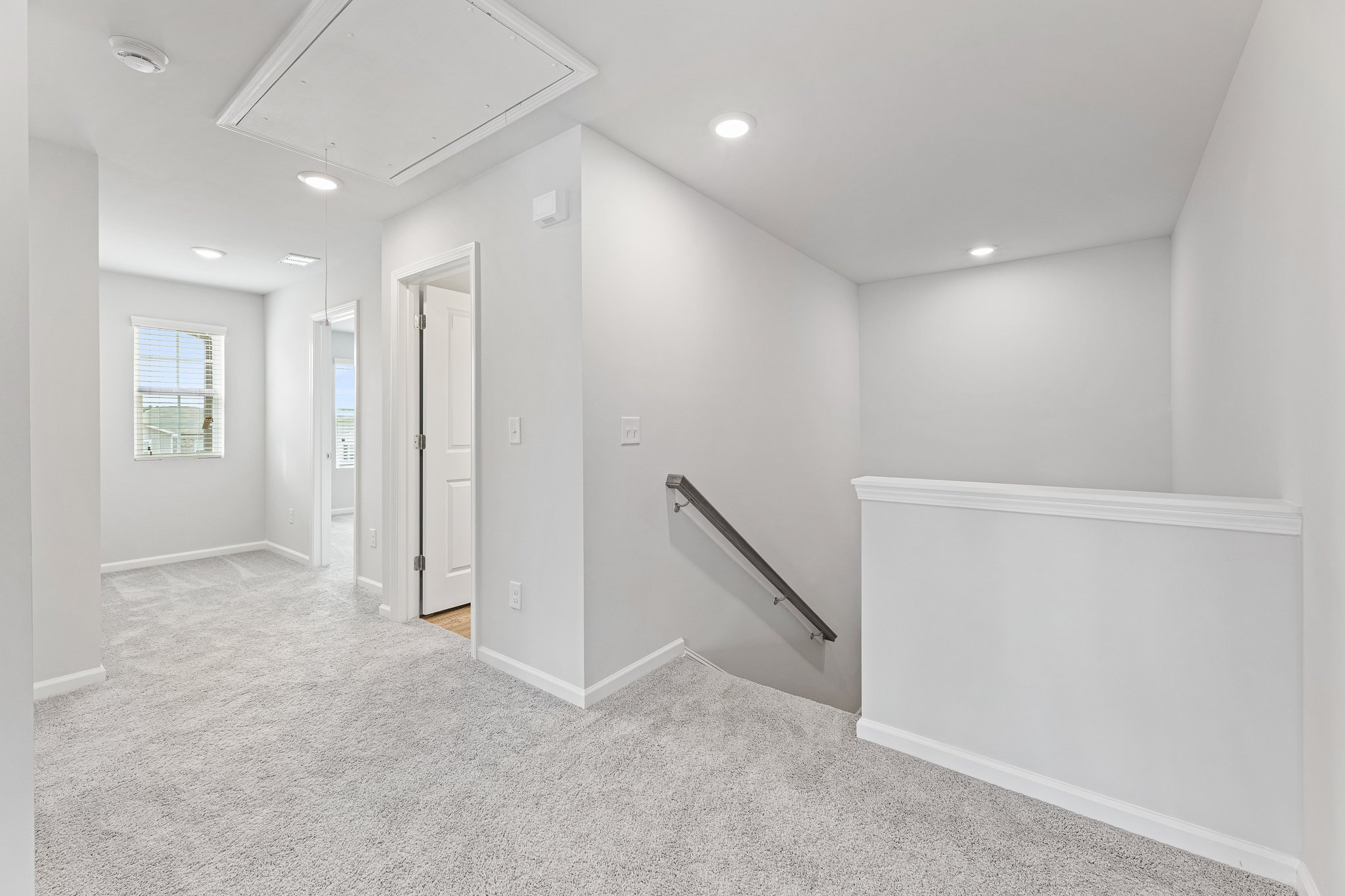 A room with white walls.