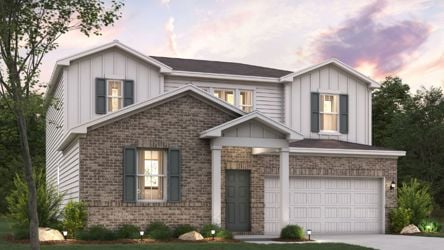 A house with a garage.