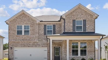 A large brick building.