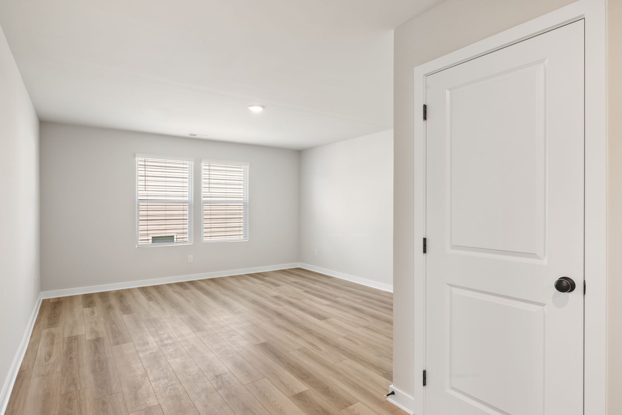 A room with white doors.