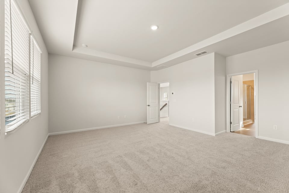 A room with white walls.