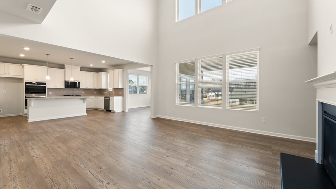 A large empty kitchen.