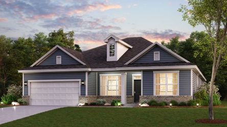 A house with a large front yard.