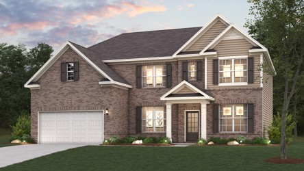 A house with a garage.