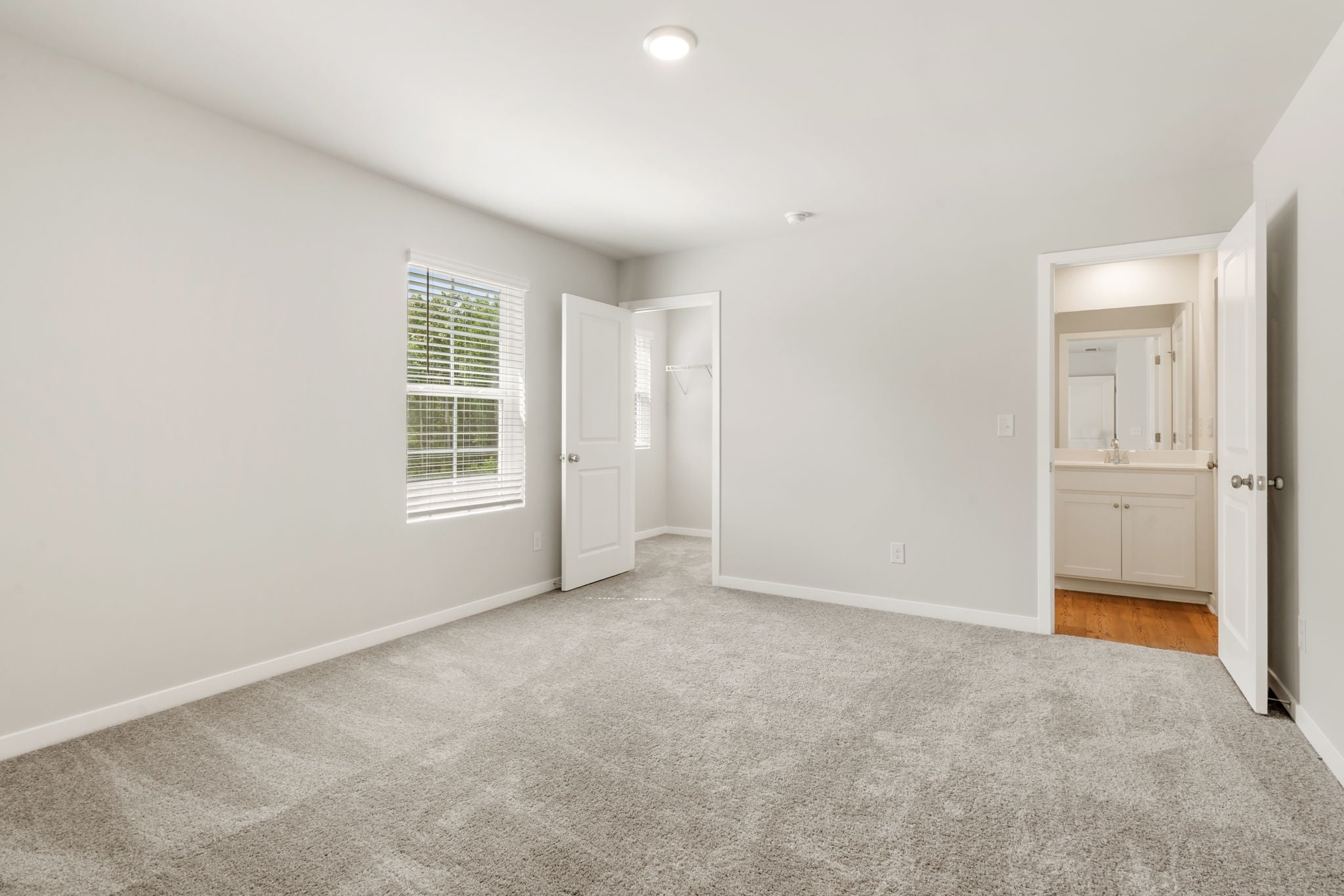A room with white walls.