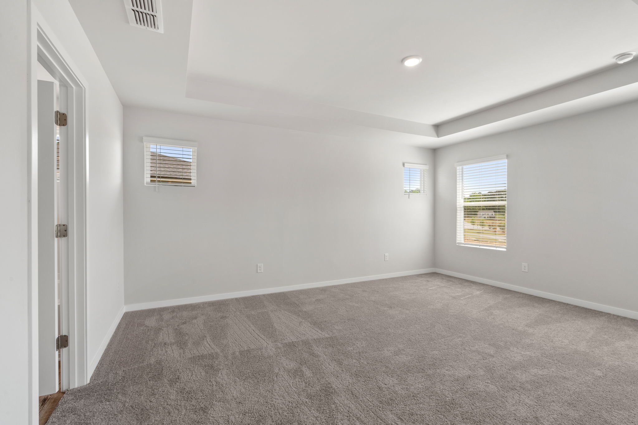 A room with white walls.
