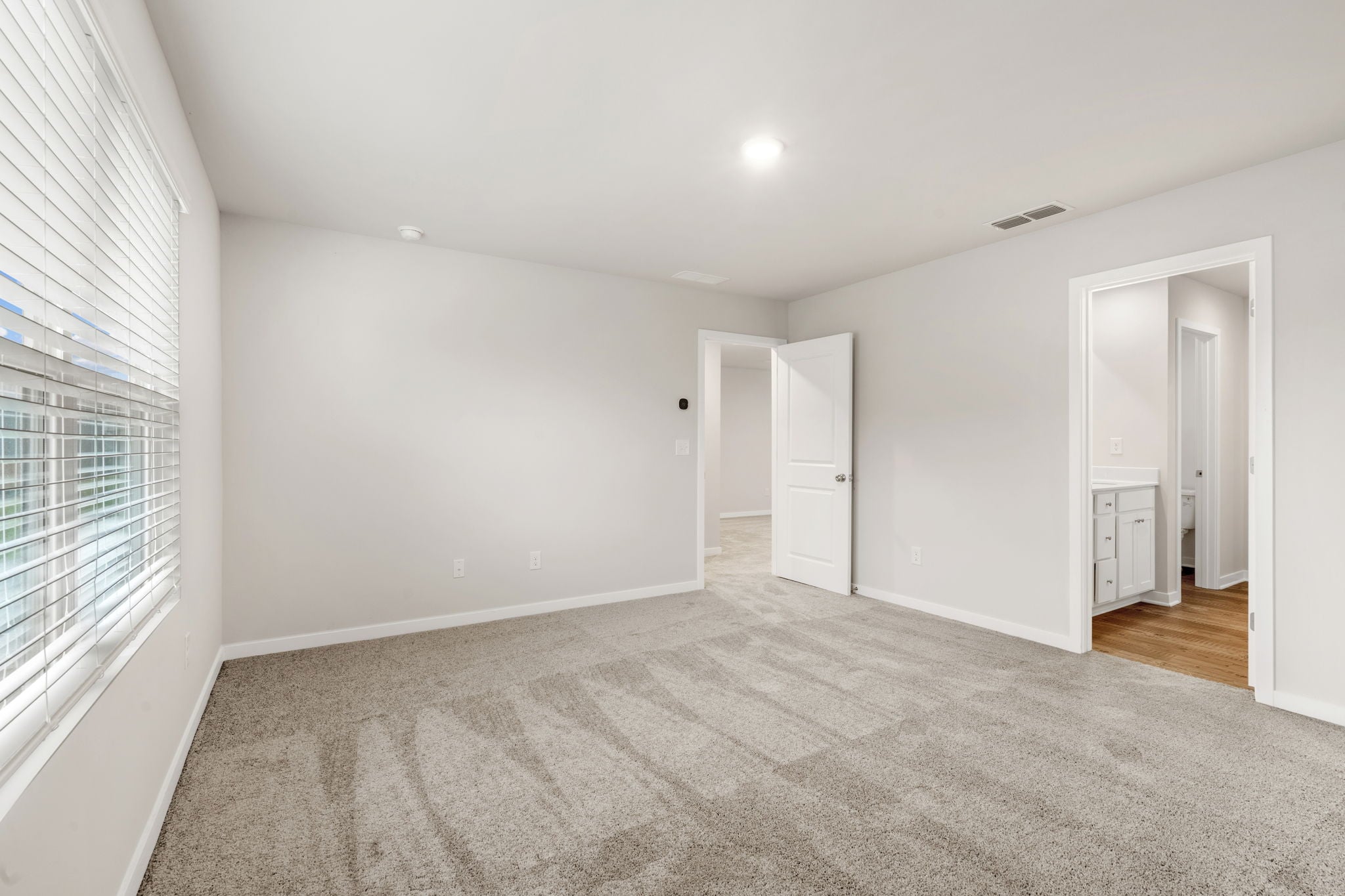 A room with white walls.