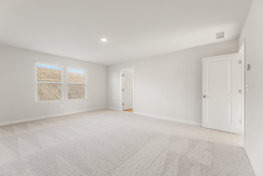 A room with white doors.
