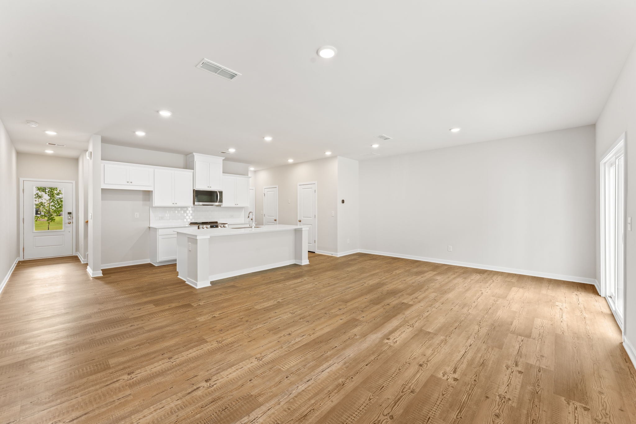 A large empty kitchen.