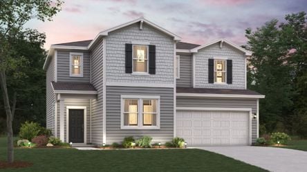 A house with a garage.