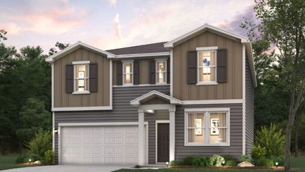 A house with a driveway.