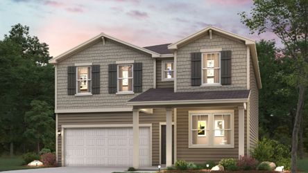 A house with a garage.