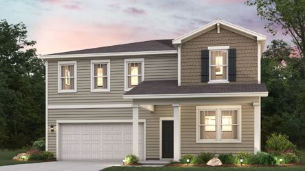 A house with a garage.