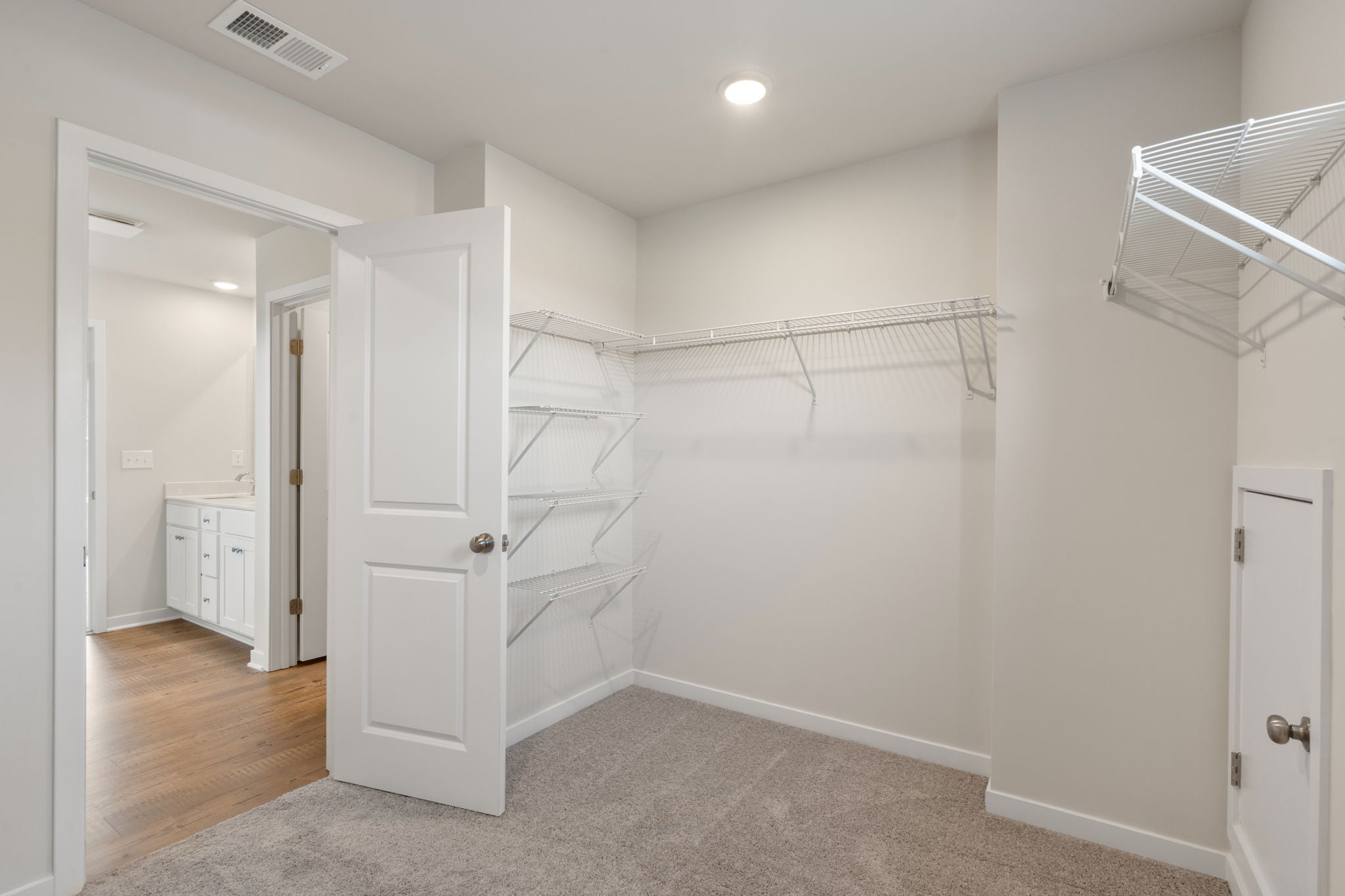 A room with white walls.