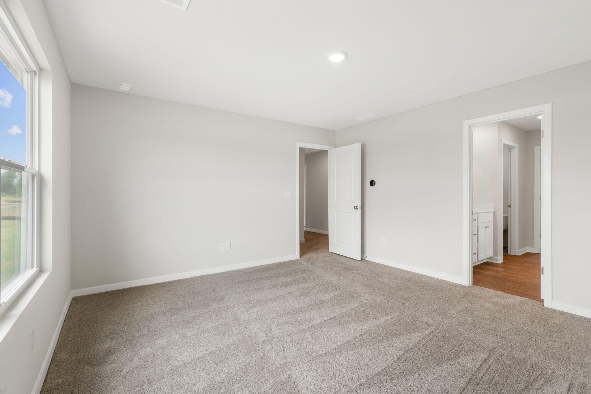 A room with white walls.