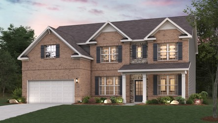 A large brick house.