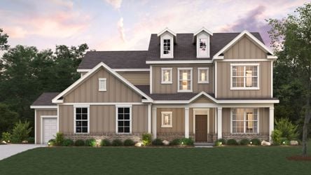 A house with a large front yard.