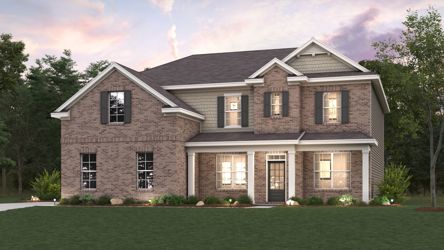 A large brick house.