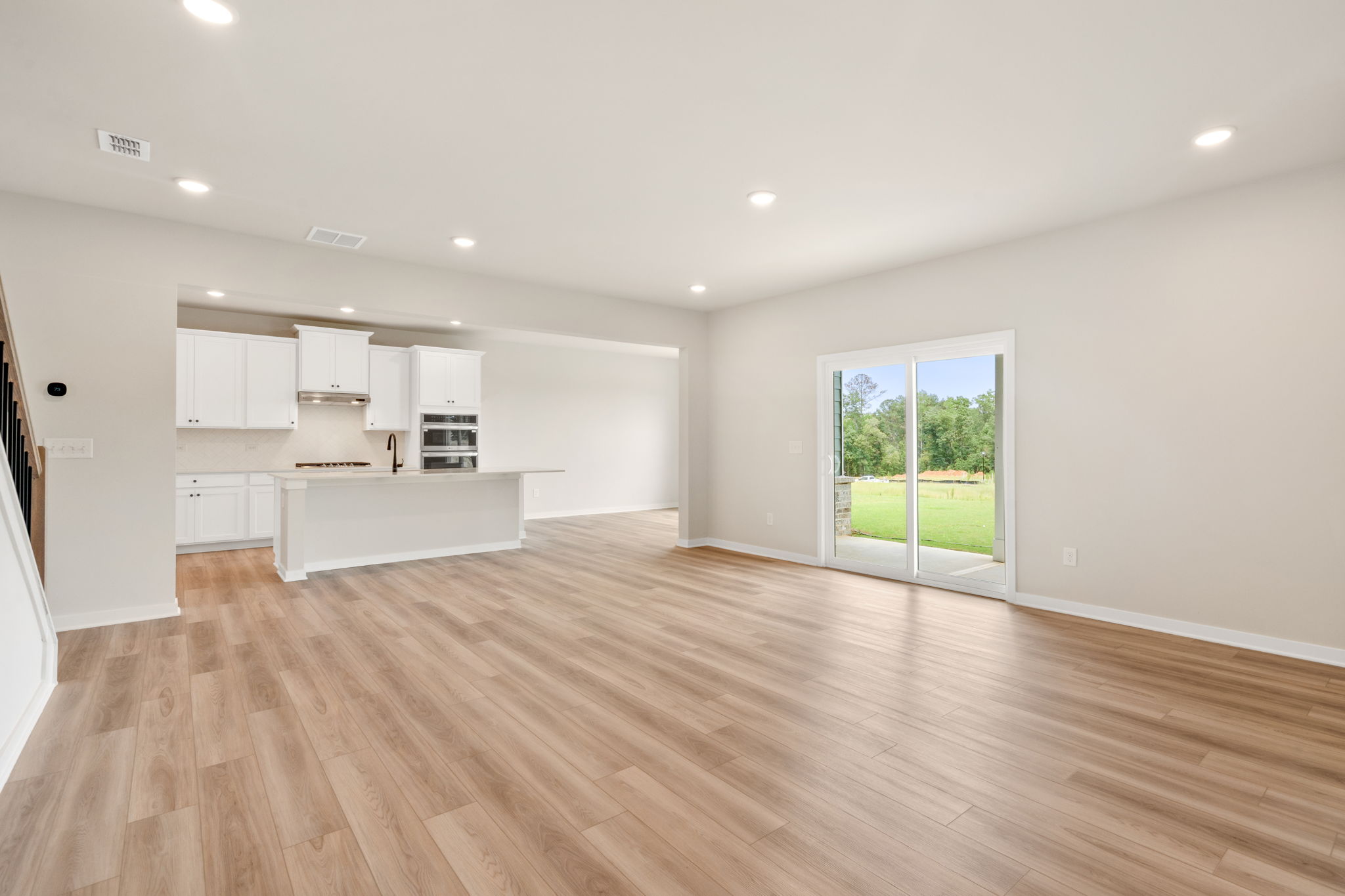 A large empty kitchen.
