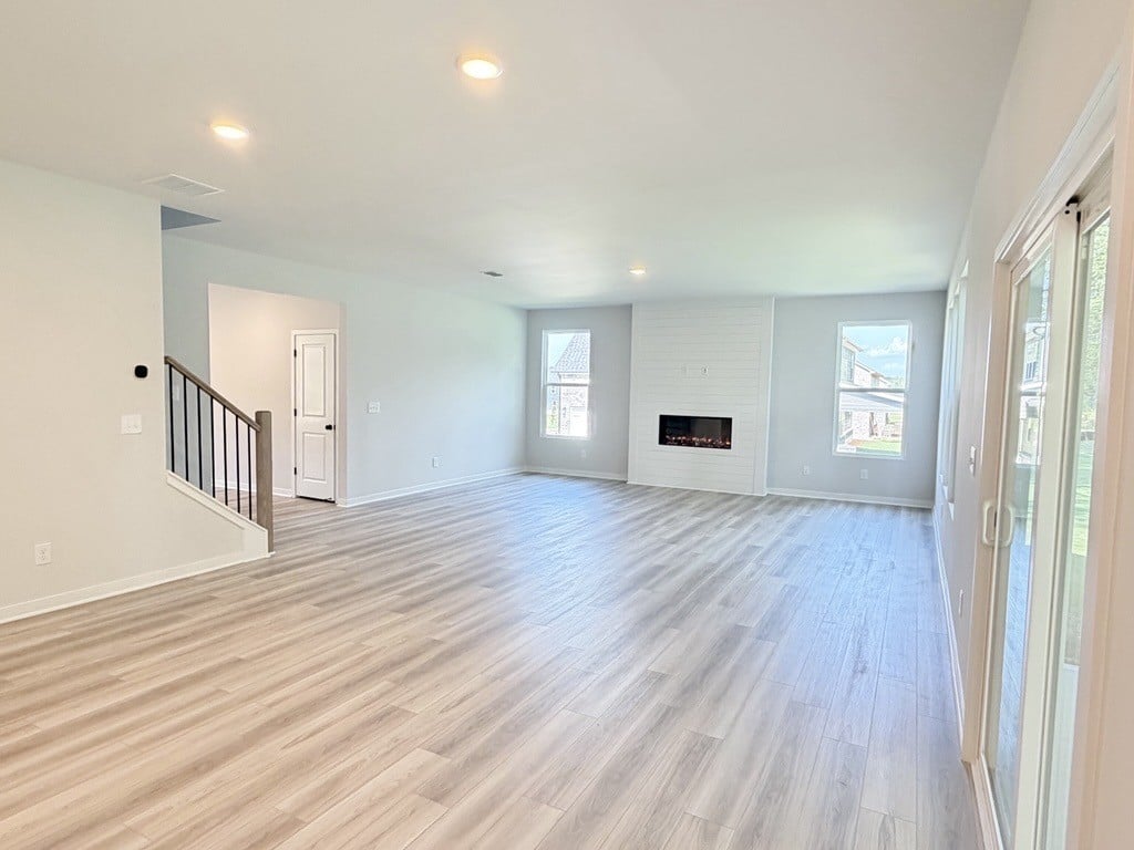 A large empty room.