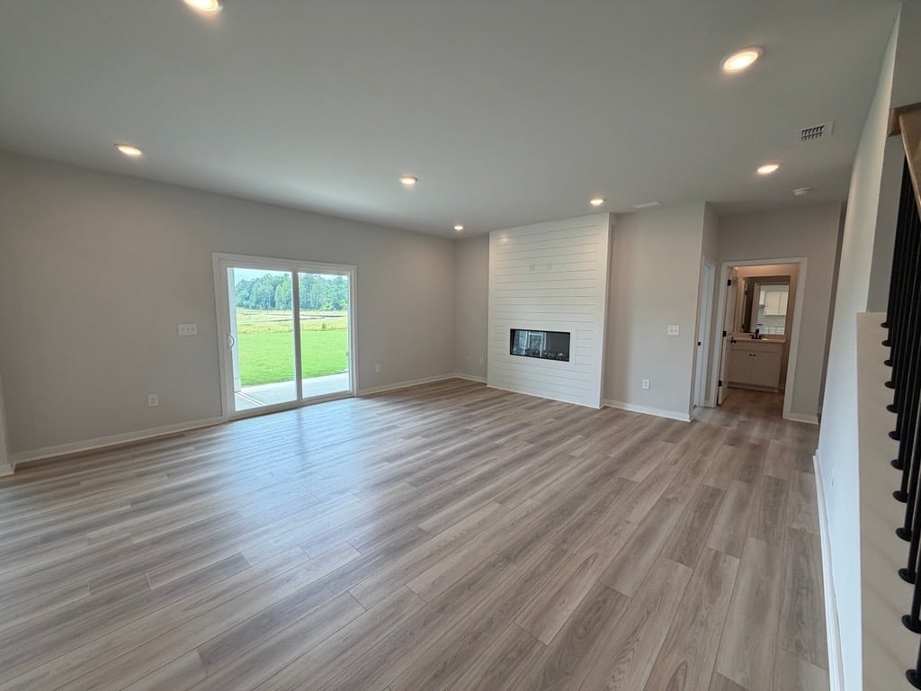 A large empty room.
