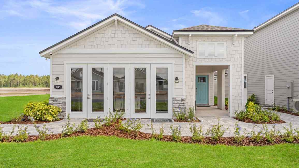 Laurel II Model Home Exterior at Camden Woods in Kingsland, GA