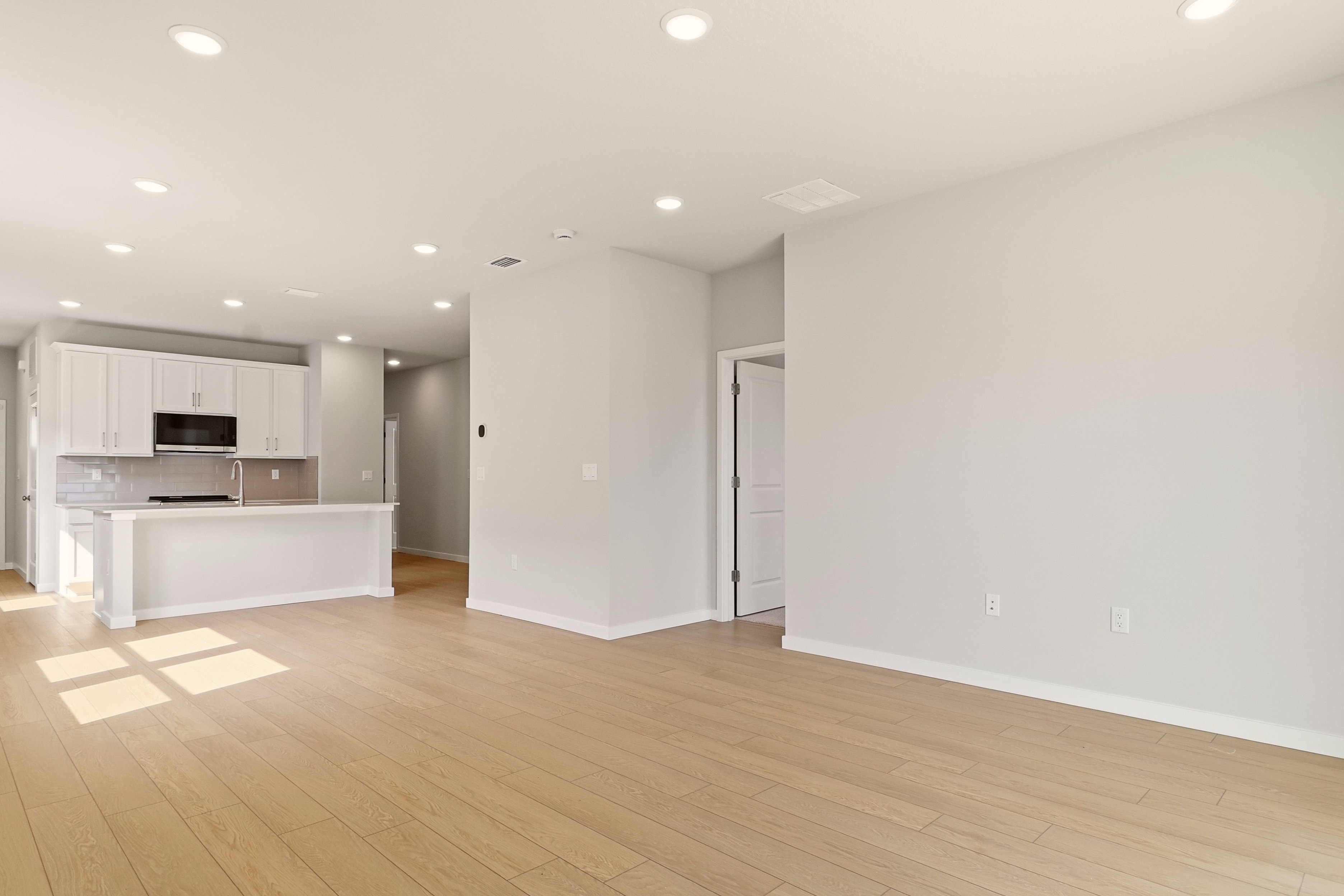 A large empty room.