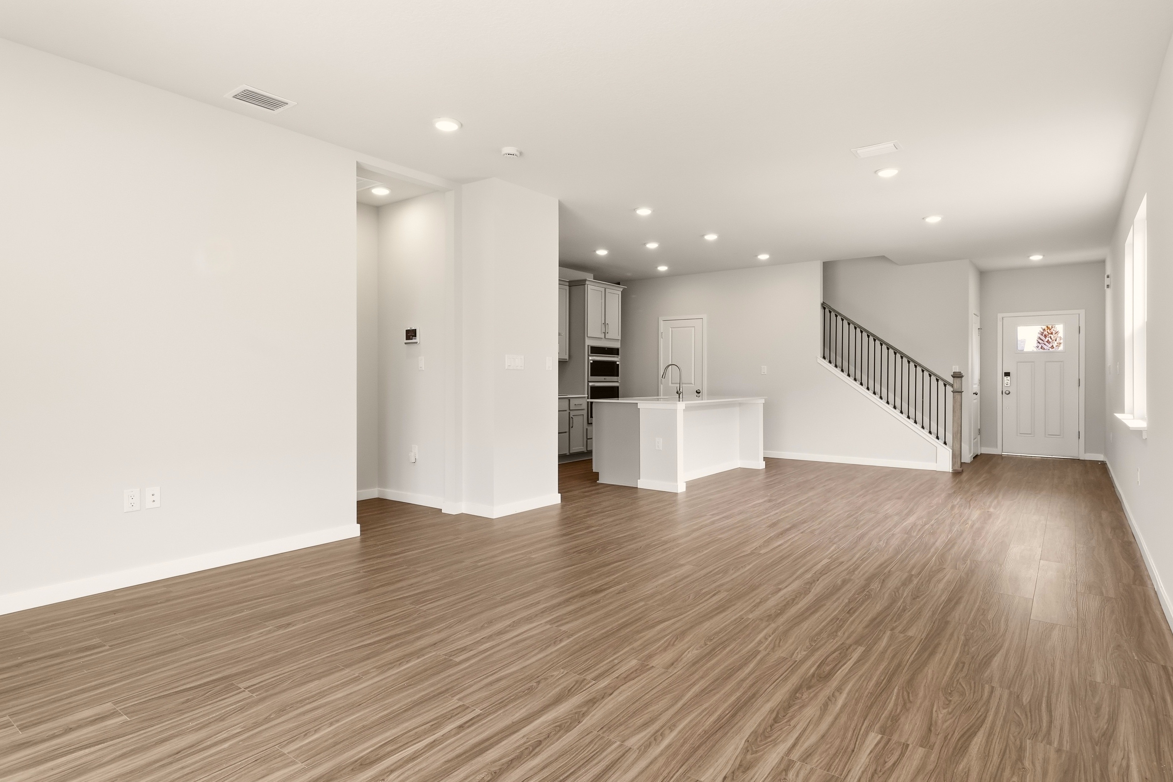 A large empty room.
