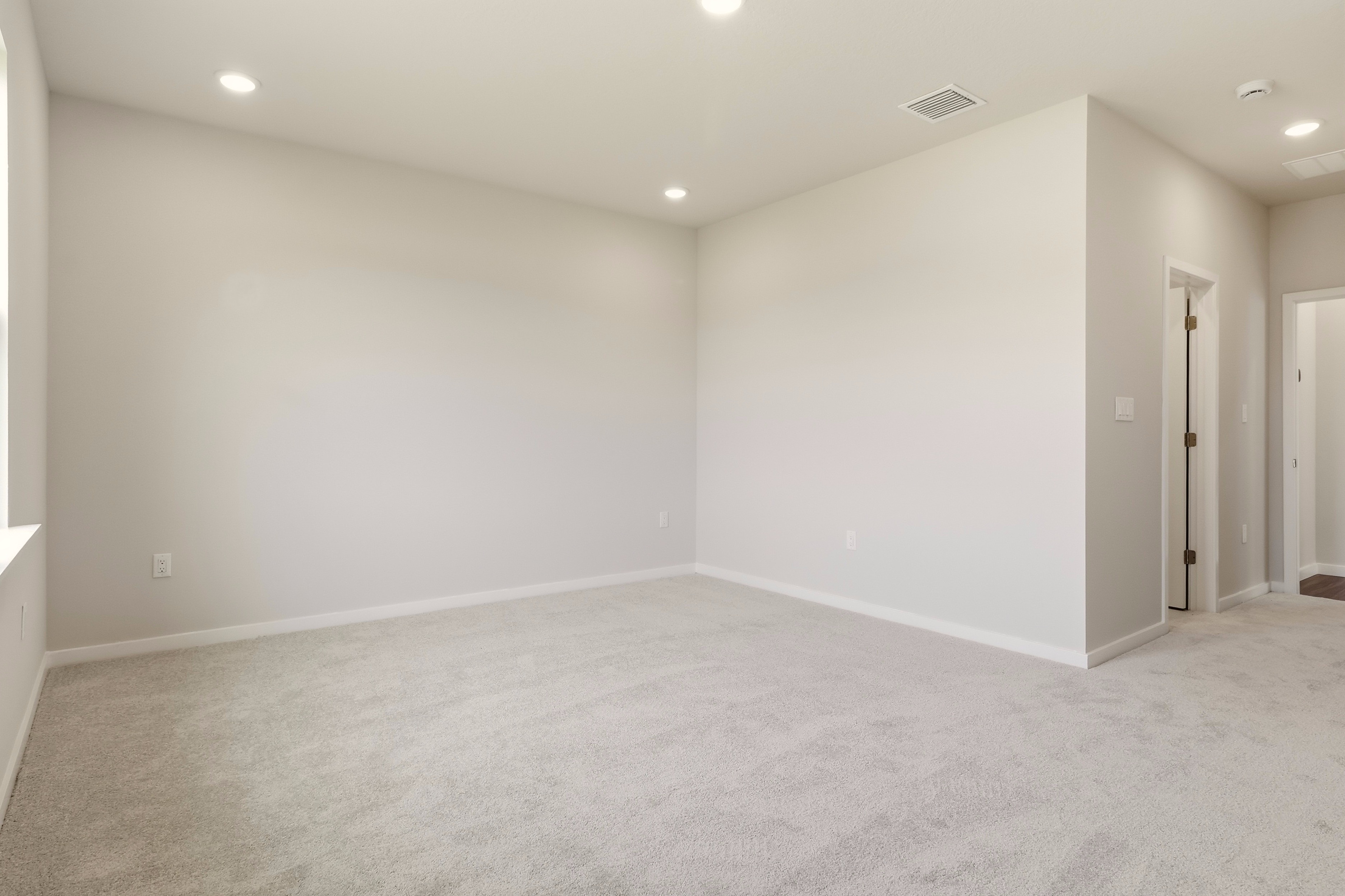 A room with white walls.