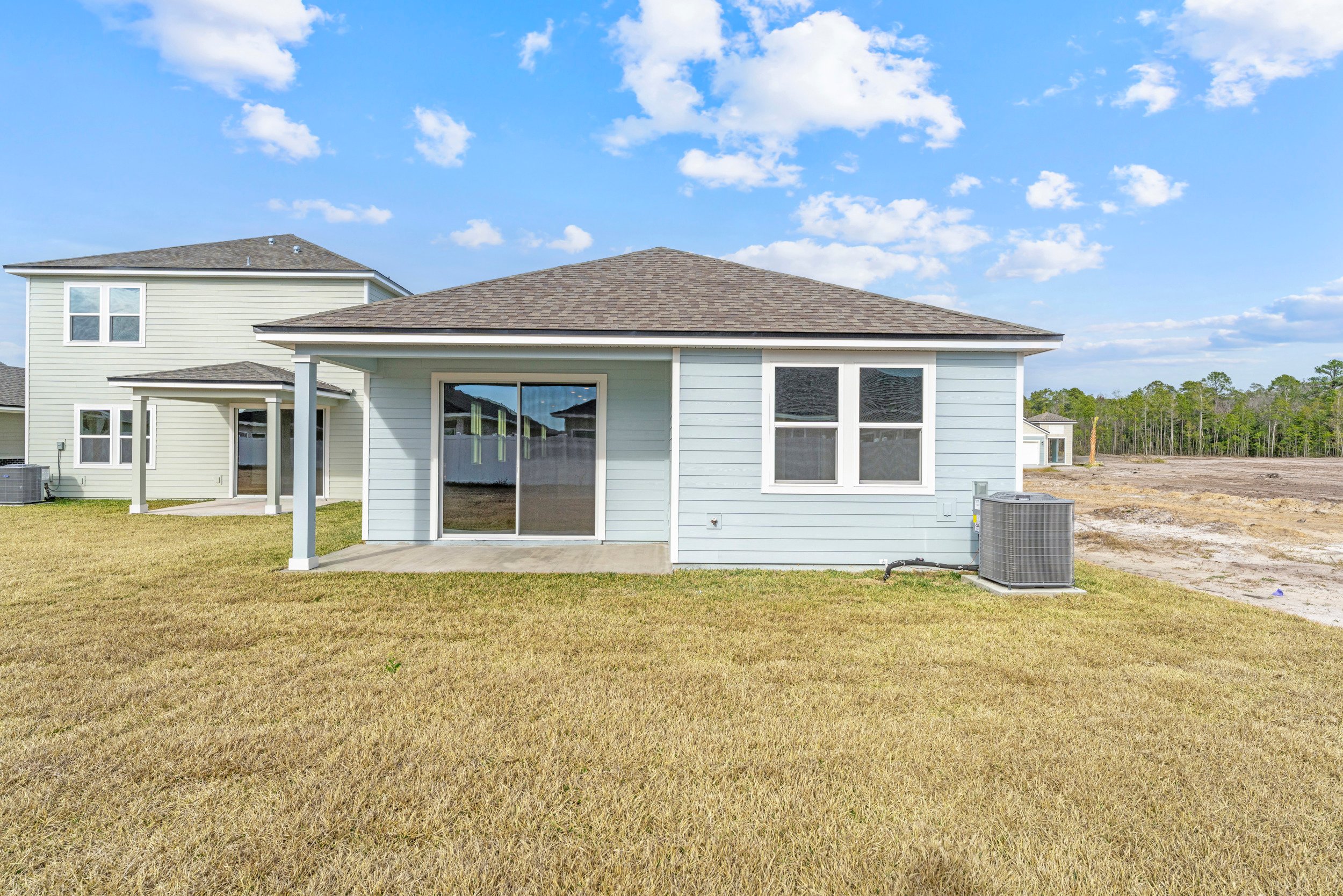 Lot 26 Rear Exterior with Covered Patio at The Preserve at Camden Woods