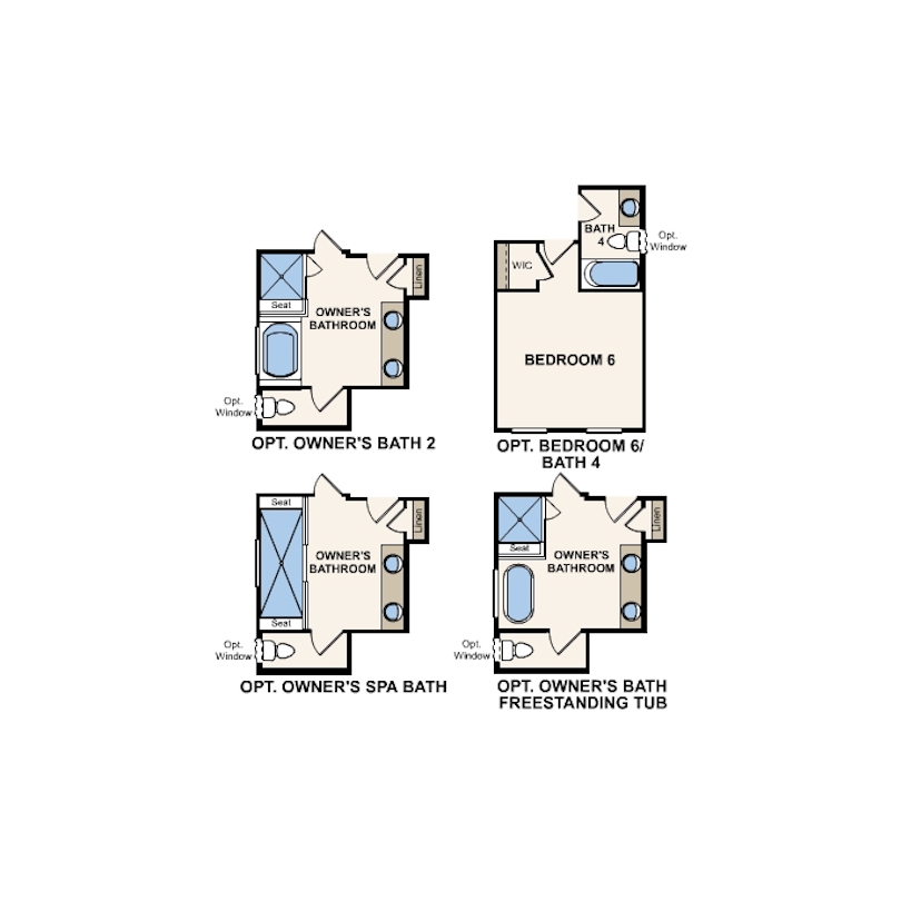 The Silver Maple first floor plan options at Concourse Crossing by Century Communities