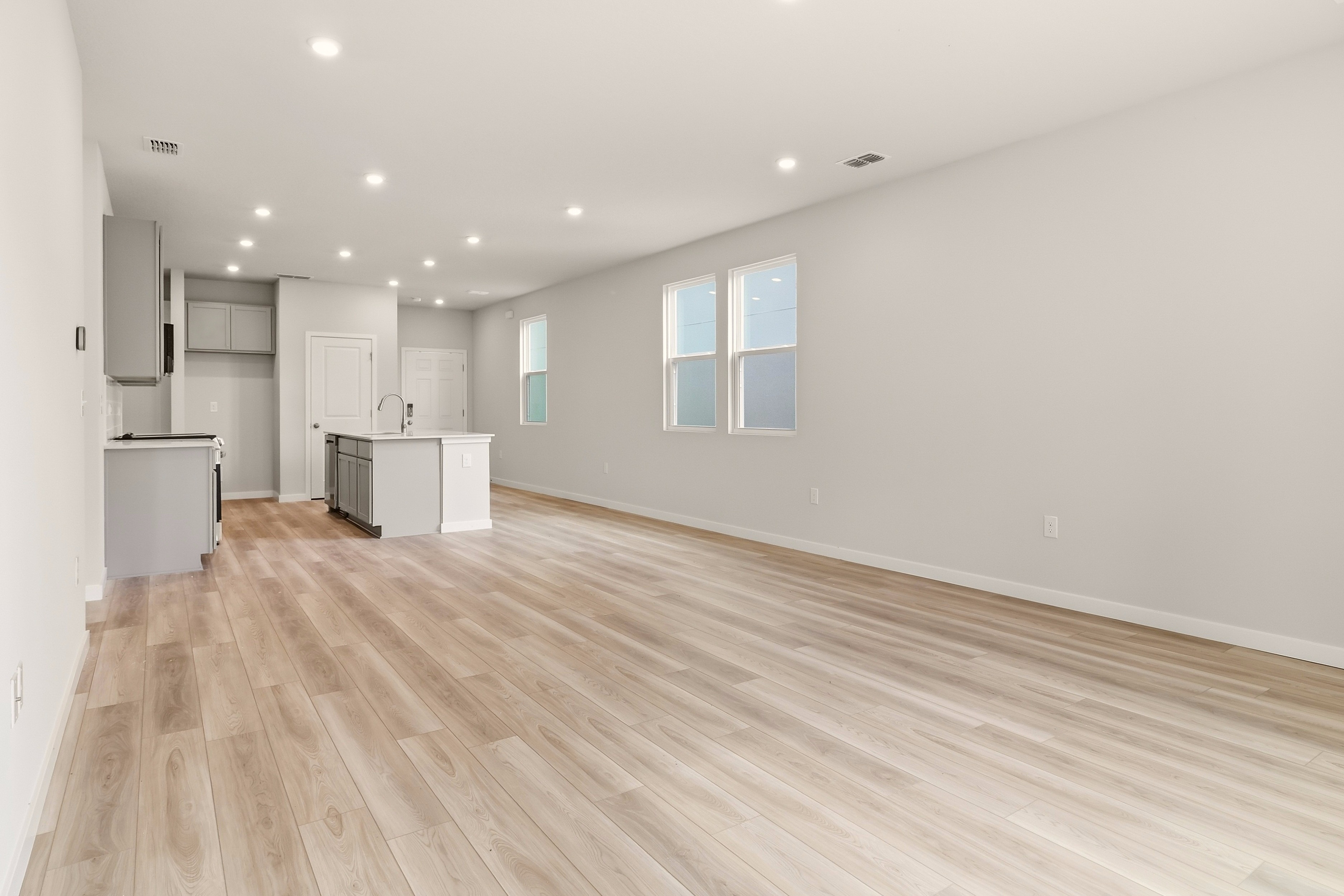 A large empty room.