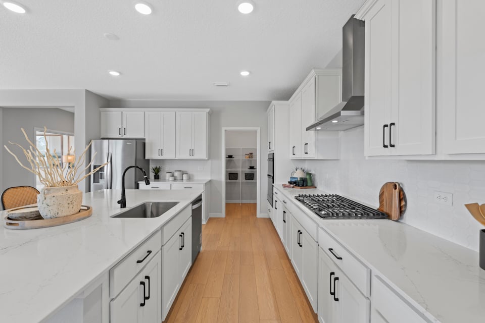 Kenai Model Home Chef's Kitchen at Reserve East in Flagler Beach