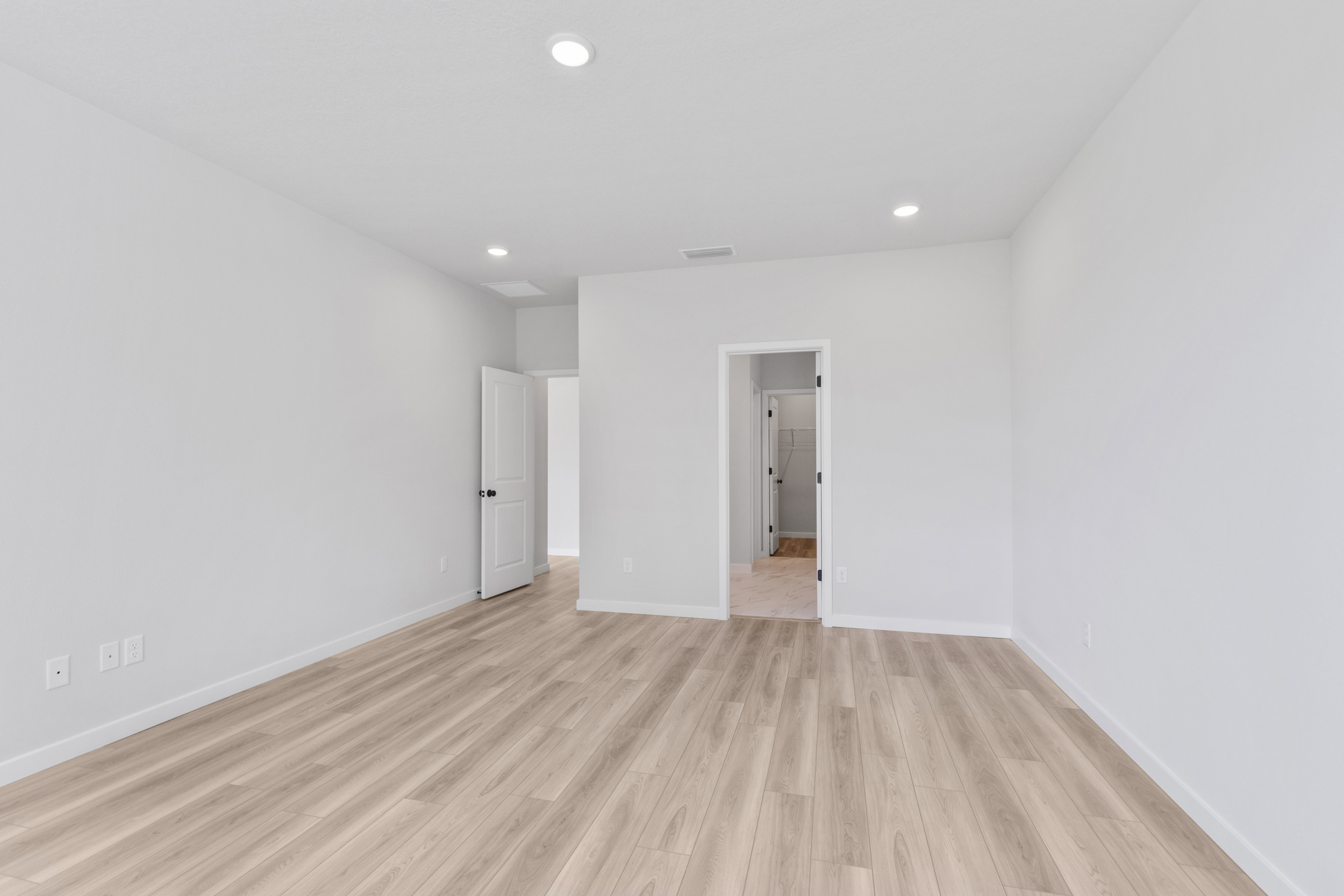 A room with white walls.