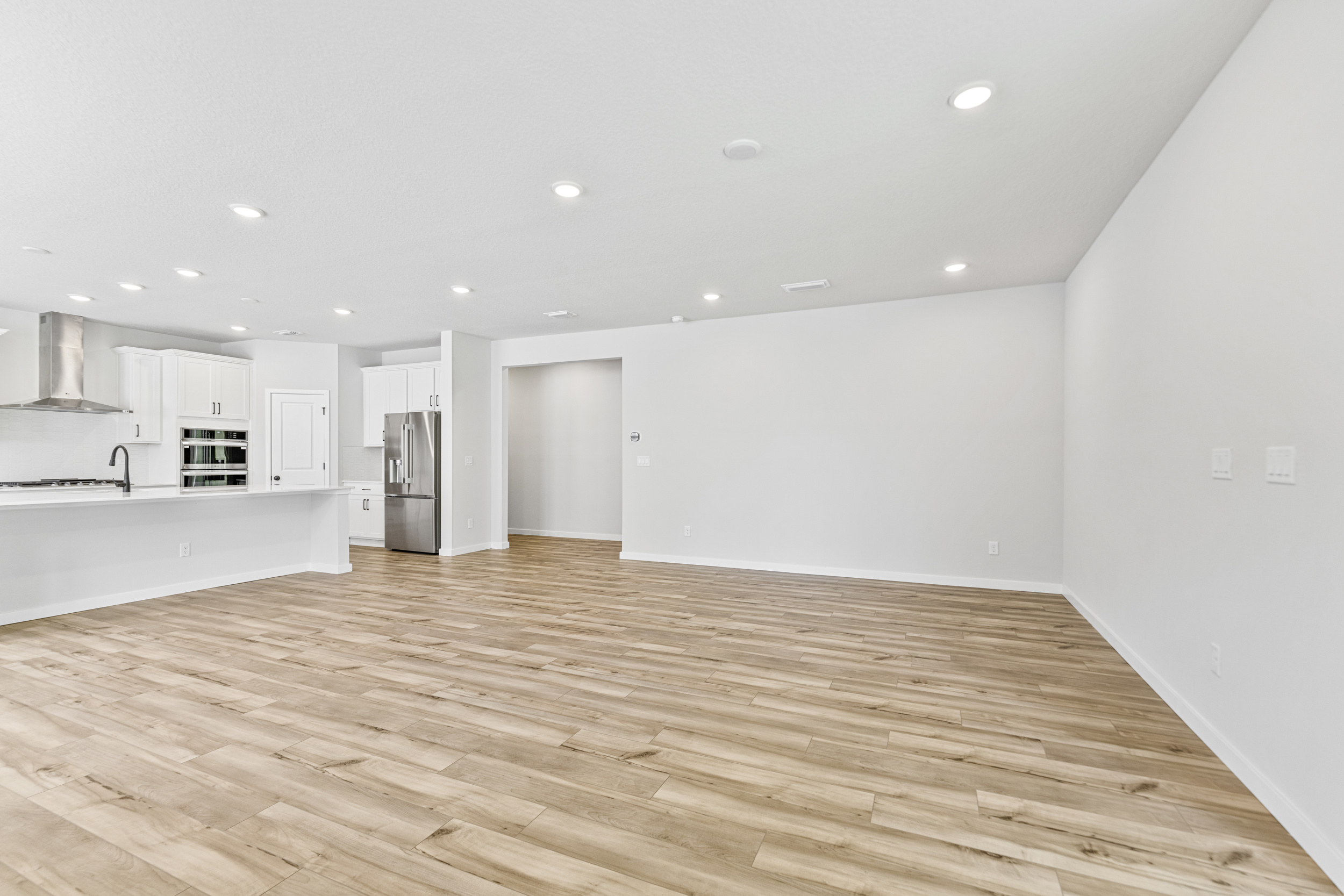 A large empty kitchen.