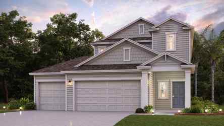 Amelia II 3 Car Elevation B11 at Seminole Palms in Palm Coast