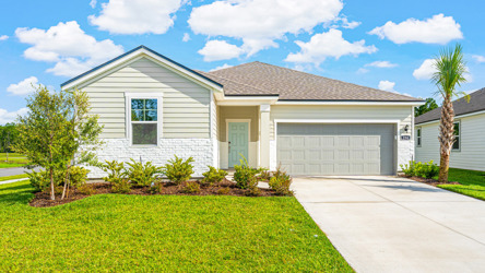 Palmetto Lot 49 Front Exterior at Seminole Palms in Palm Coast