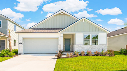 Charleston II Lot 54 Front Exterior at Seminole Palms in Palm Coast