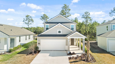 Lot 67 Front Exterior with Brick at Seminole Palms