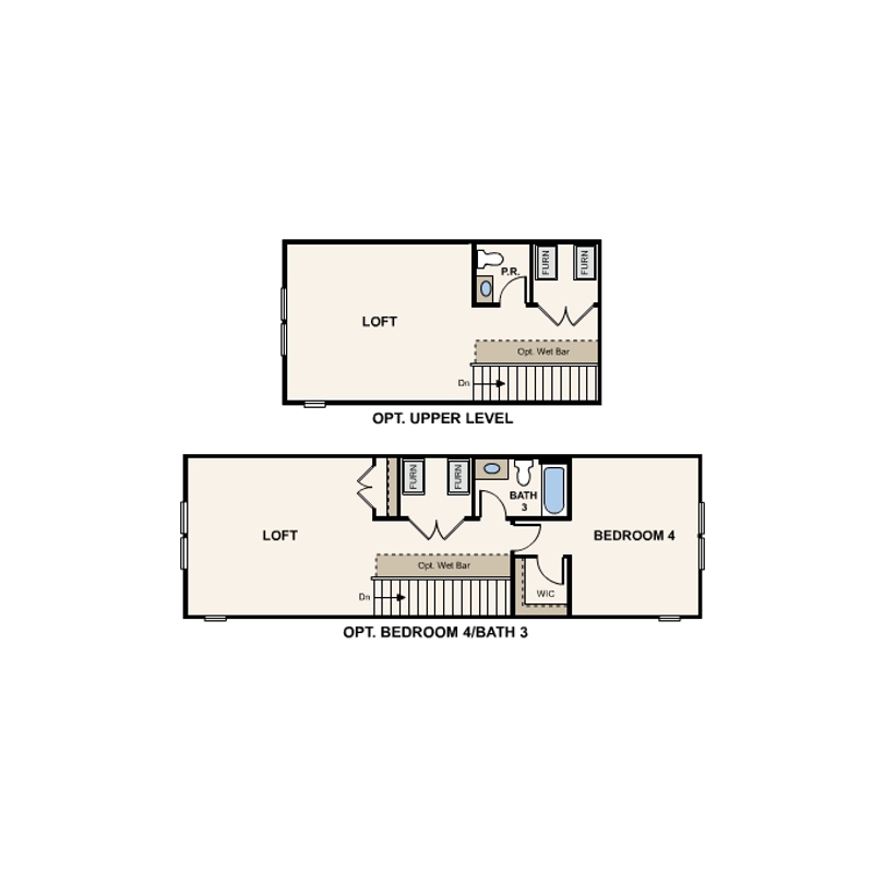 River Birch Optional Second Floor at Tierra Chase by Century Communities