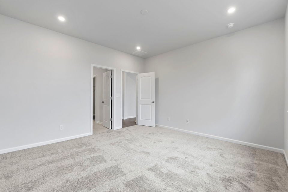 A room with white walls.