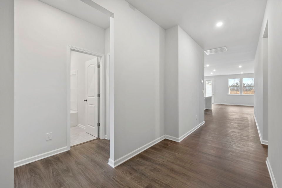 A room with white walls.