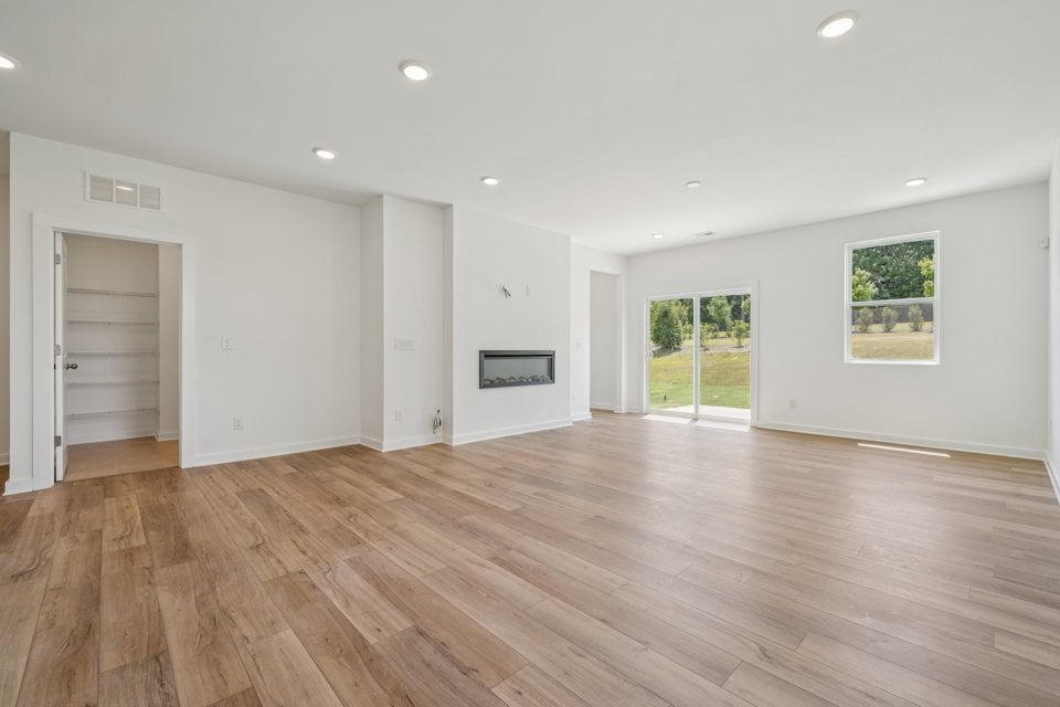 A large empty room.